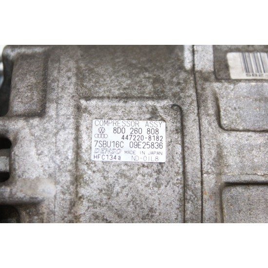Audi A4 S4 B5 1997 1.8 benz Oro kondicionieriaus kompresorius 8D0260808