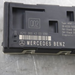 Mercedes Benz E Class W212 Bagažinės dangčio valdymo blokas A2129004203